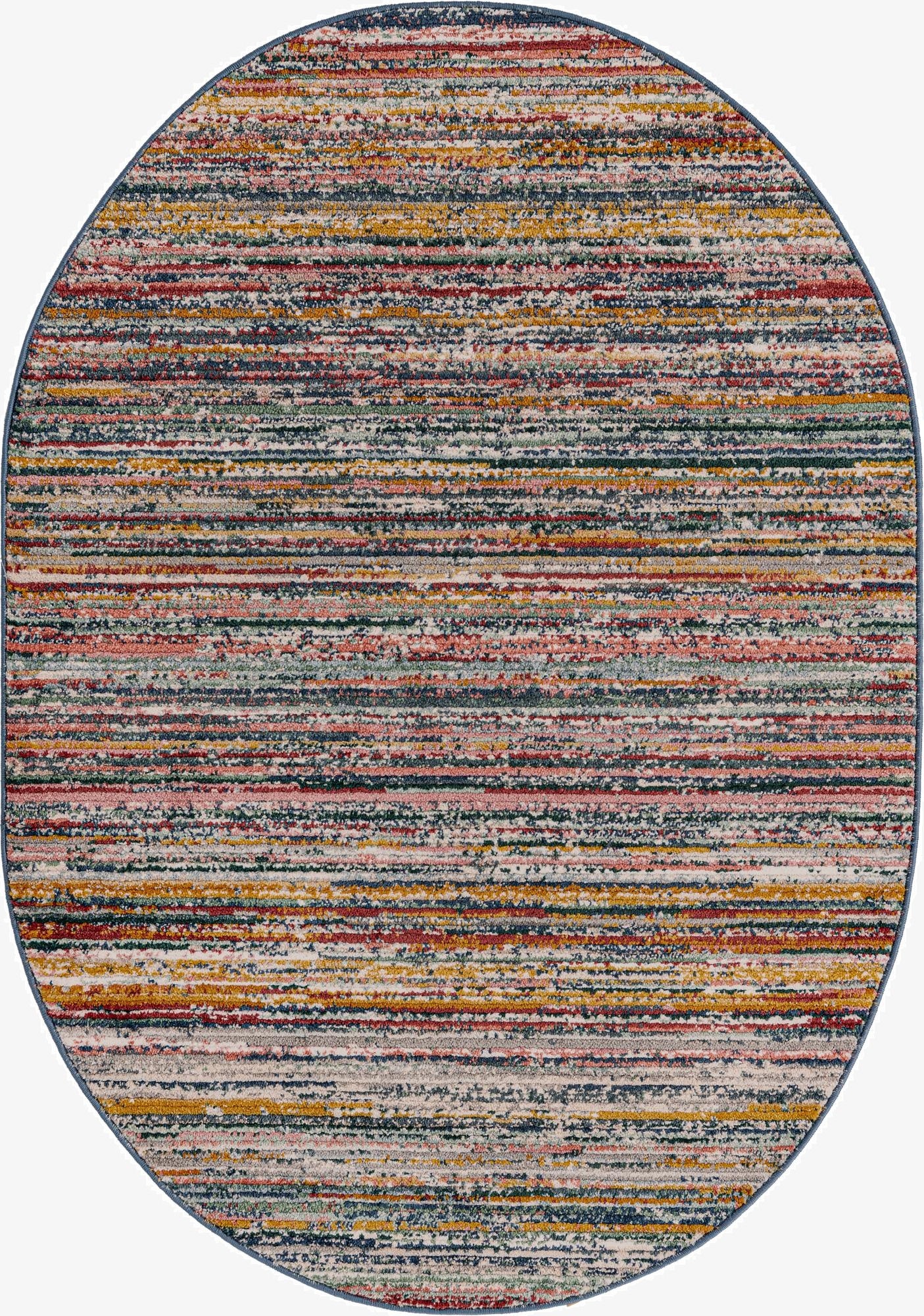  4' x 6' 3 Gemstone Oval Rug
