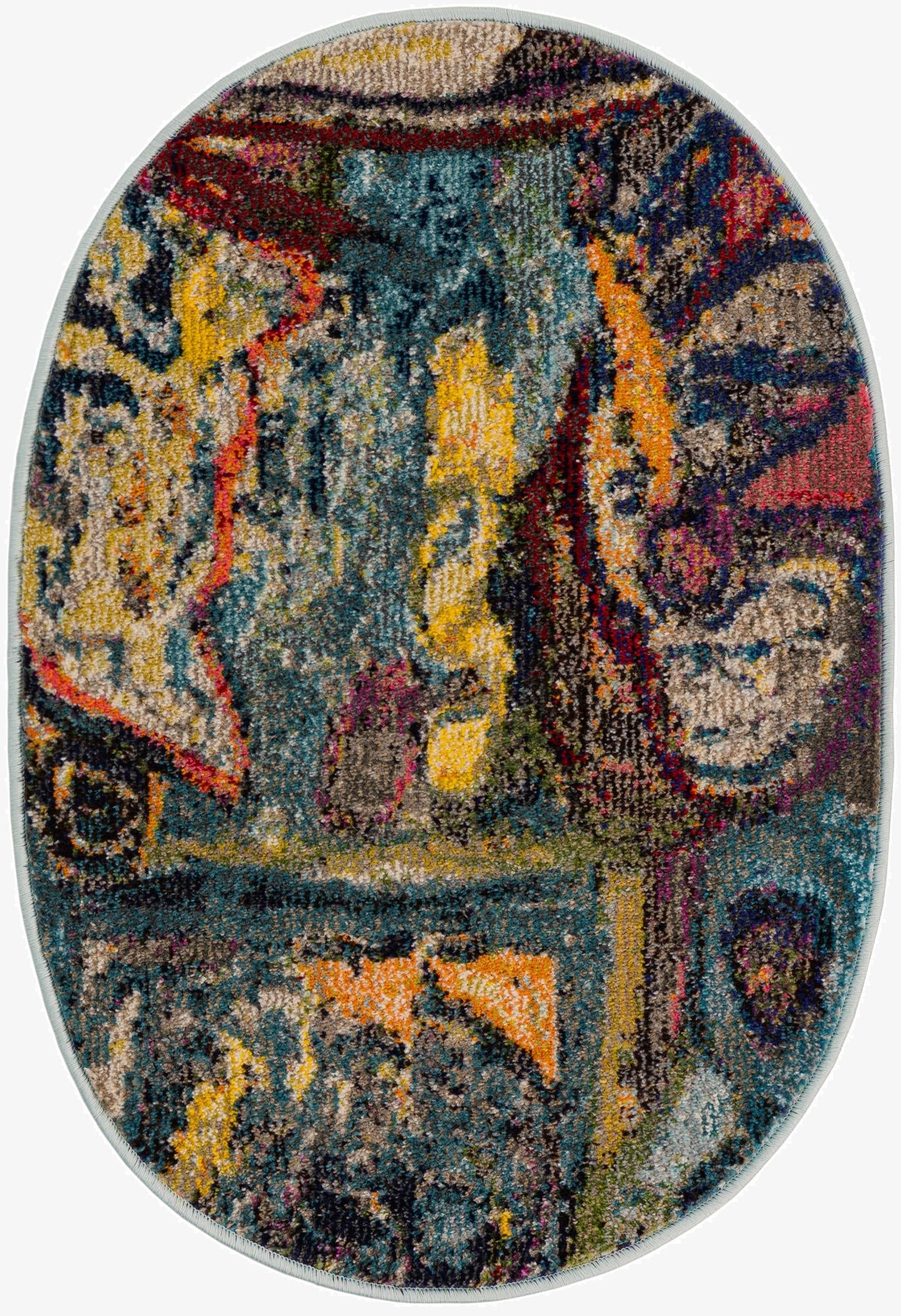  2' 2 x 3' 1  Washable Haerfest Oval Rug