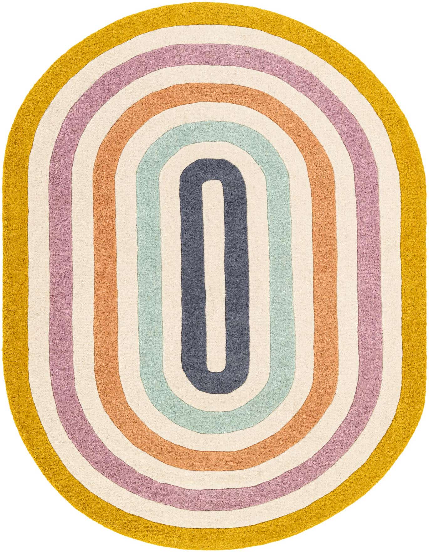 Primary image  4' 1 x 6' 1 Hand Tufted Wool Oval Rug