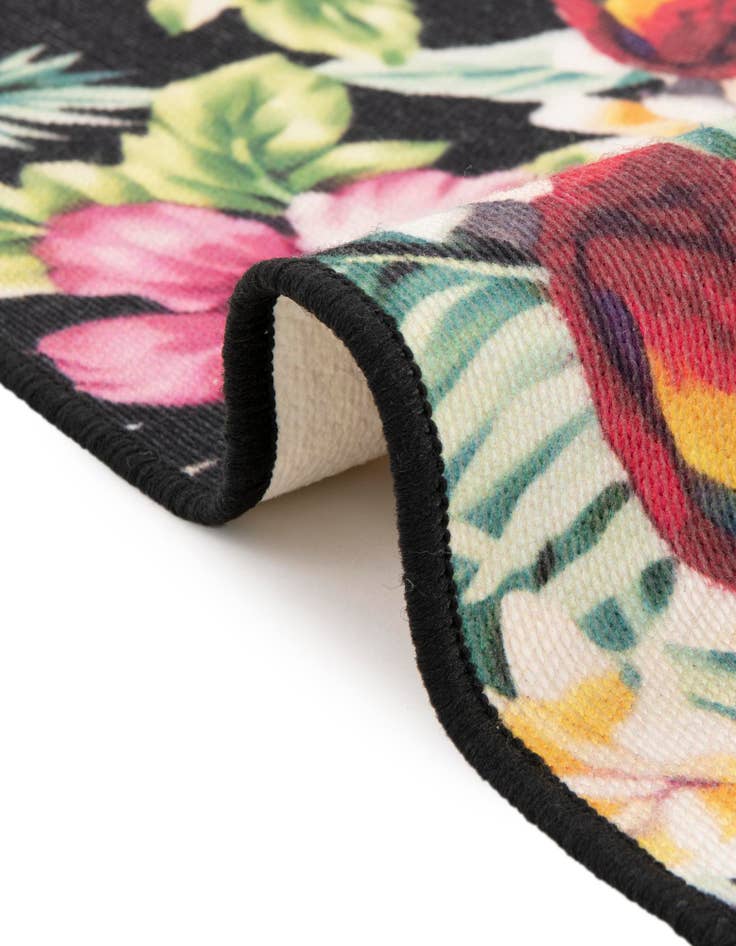 Detail image of  2' x 3' 1  Washable Jill Zarin Caribbean Indoor / Outdoor Oval Rug