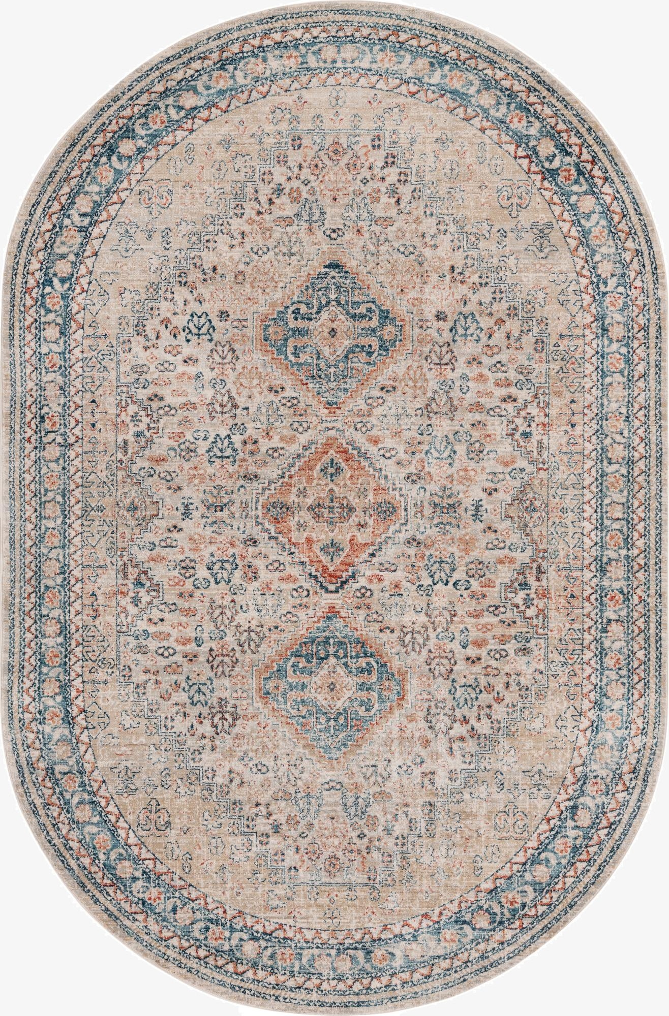  5' 3 x 8' Newport Oval Rug