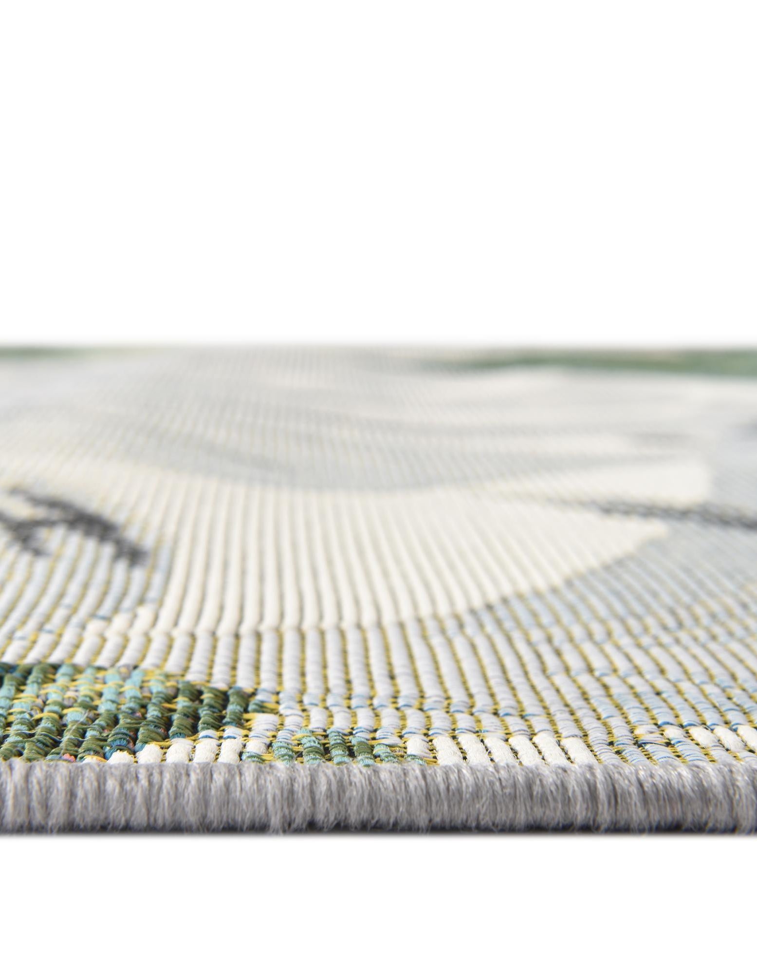 Multicolor 5' 3 x 8' Botanical Indoor / Outdoor Oval Rug | Rugs.com