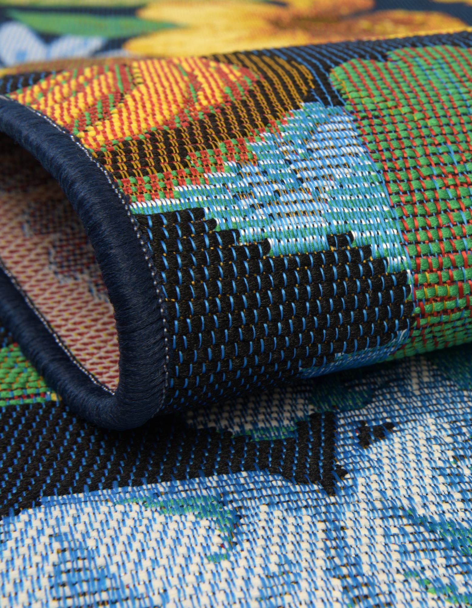 Multicolor 5' 3 x 8' Botanical Indoor / Outdoor Oval Rug | Rugs.com