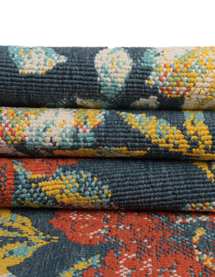 Detail image of  4' x 6'  Washable Coastal Indoor / Outdoor Oval Rug