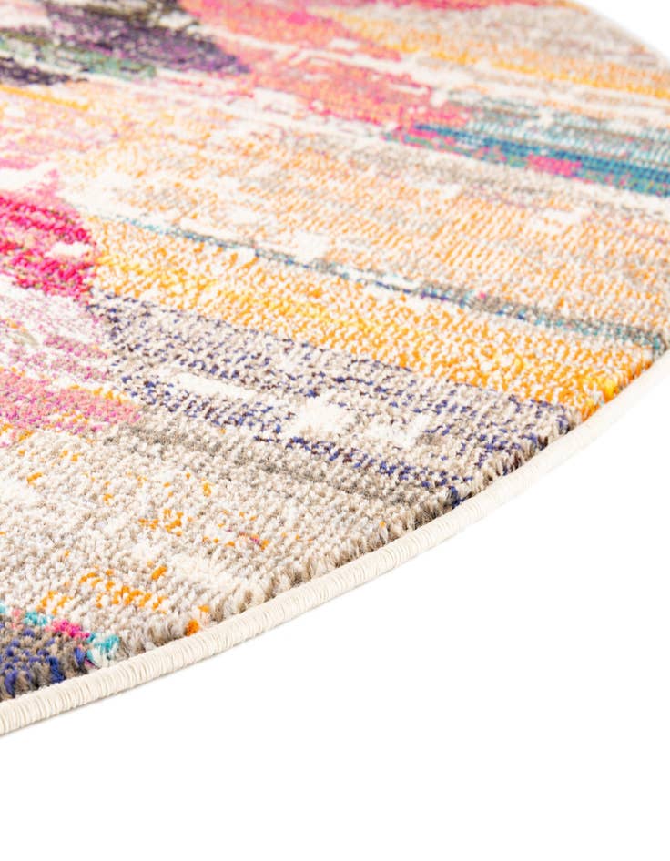 Detail image of  7' 10 x 10'  Washable Vivid Oval Rug