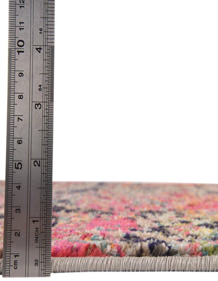 Detail image of  7' 10 x 10'  Washable Vivid Oval Rug