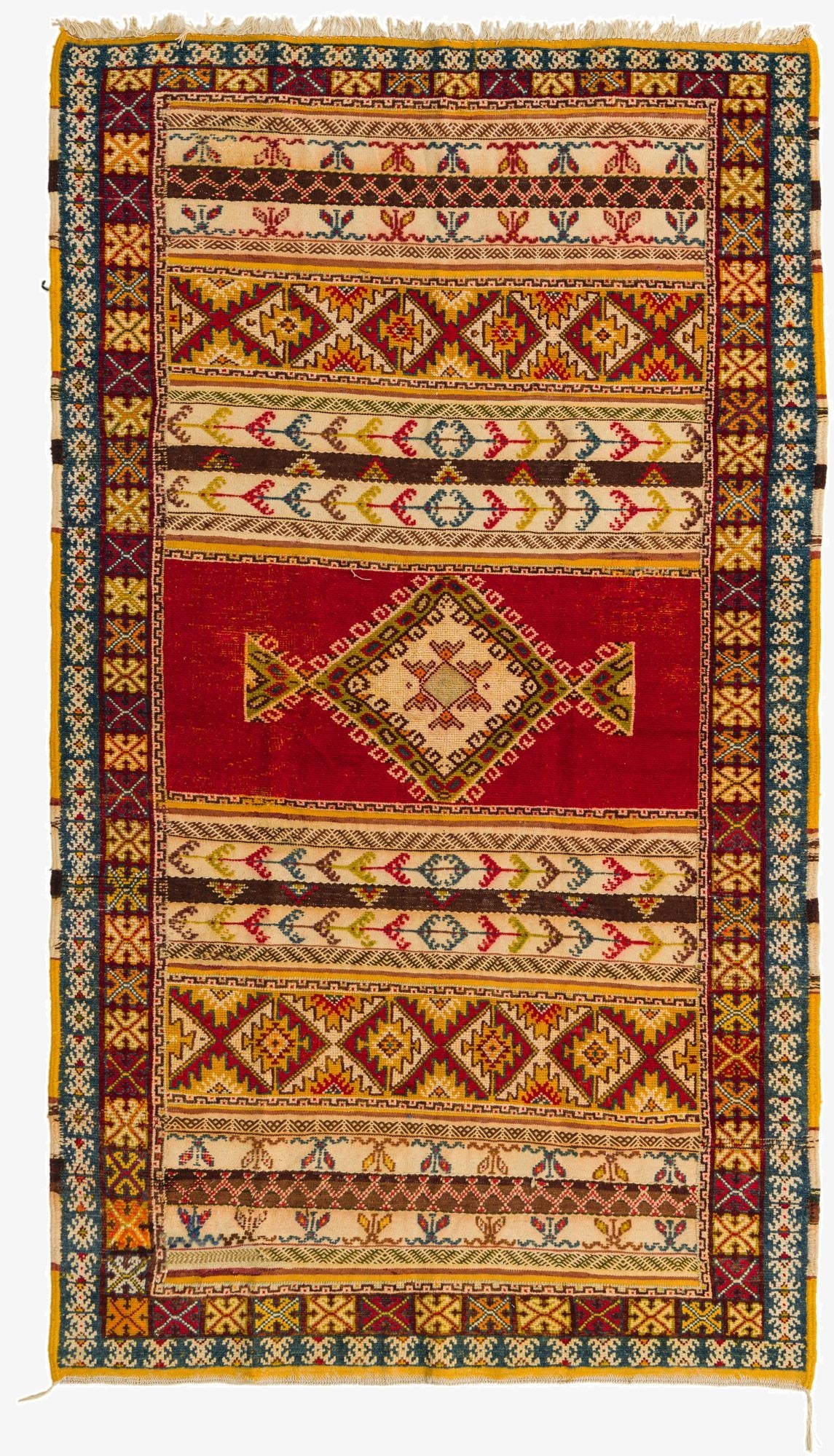  4' 10 x 8' 6  Hand Knotted Anatolian Wool Rug