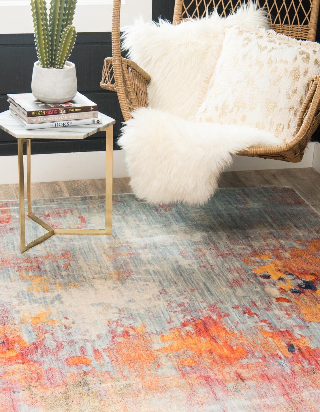 Multicolor 5' x 8' Apollo Rug | Rugs.com