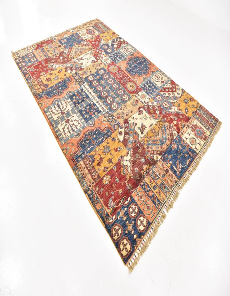 Detail image of  7' x 10' 4  Hand Knotted Ariana Ziegler Rug