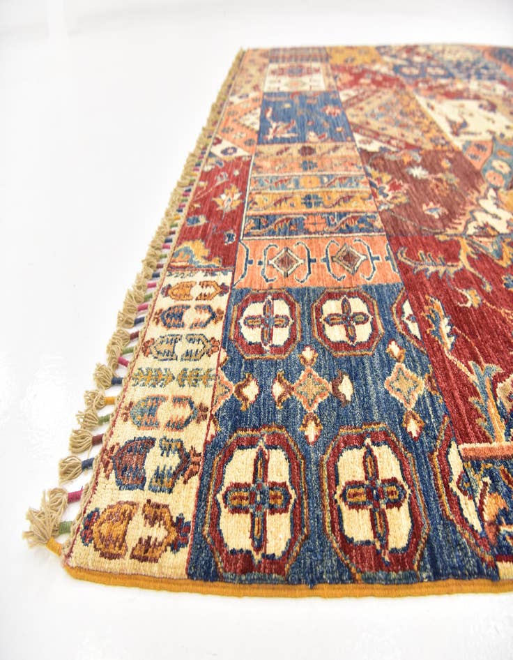 Detail image of  7' x 10' 4  Hand Knotted Ariana Ziegler Rug