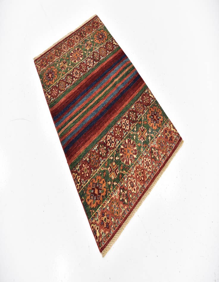 Detail image of  3' 2 x 4' 10  Hand Knotted Ariana Ziegler Wool Rug