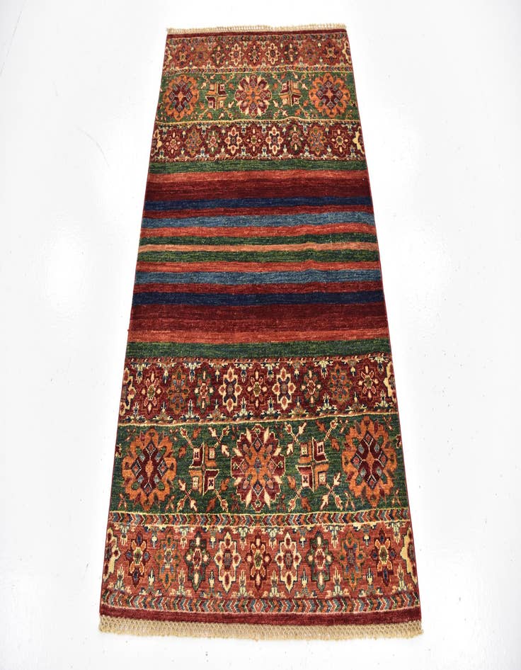 Detail image of  3' 2 x 4' 10  Hand Knotted Ariana Ziegler Wool Rug