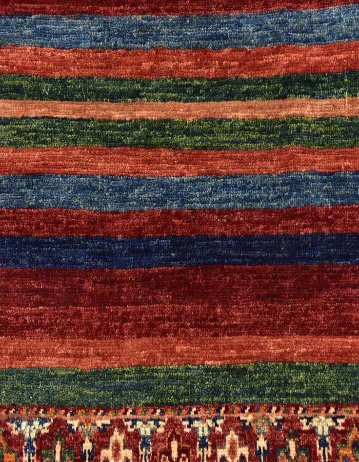 Detail image of  3' 2 x 4' 10  Hand Knotted Ariana Ziegler Wool Rug