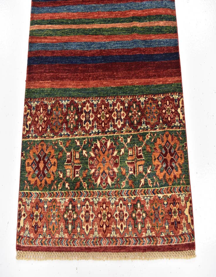 Detail image of  3' 2 x 4' 10  Hand Knotted Ariana Ziegler Wool Rug