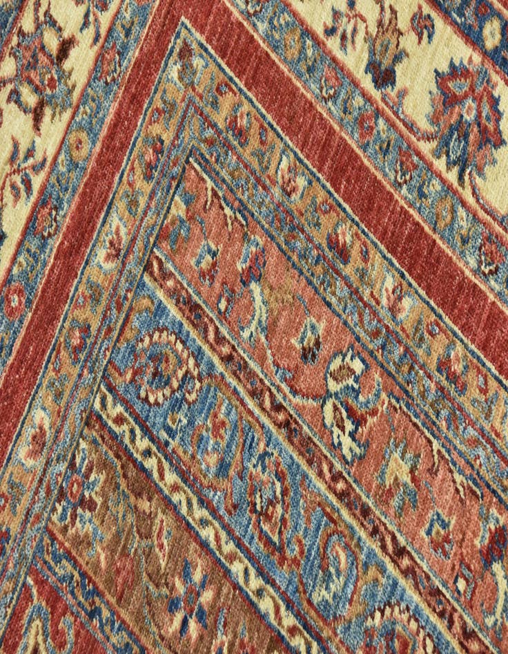 Detail image of  4' 10 x 6' 4  Hand Knotted Ariana Ziegler Rug