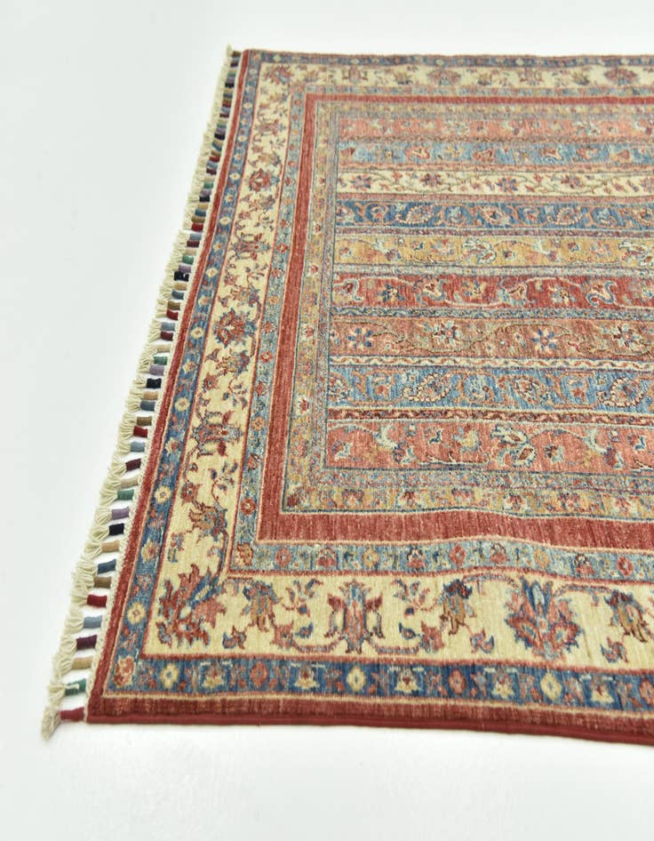 Detail image of  4' 10 x 6' 4  Hand Knotted Ariana Ziegler Rug