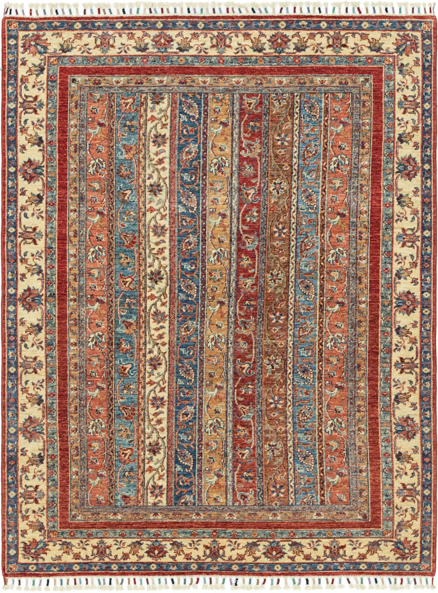 Primary image 4' 10 x 6' 4 Hand Knotted Ariana Ziegler Rug