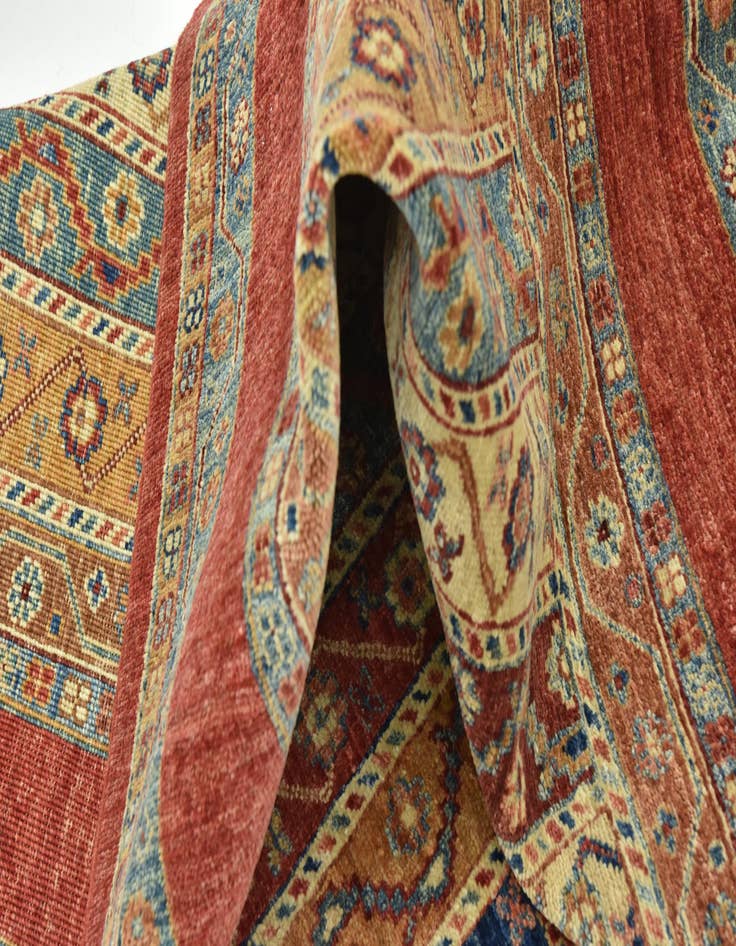 Detail image of  5' 8 x 8'  Hand Knotted Ariana Ziegler Rug