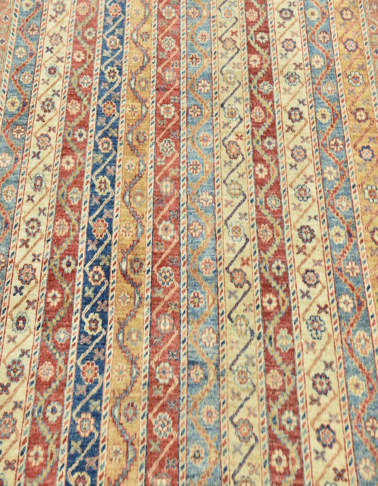 Detail image of  5' 8 x 8'  Hand Knotted Ariana Ziegler Rug