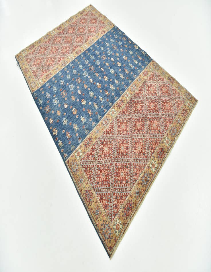 Detail image of  5' 8 x 8' 2  Hand Knotted Ariana Ziegler Rug