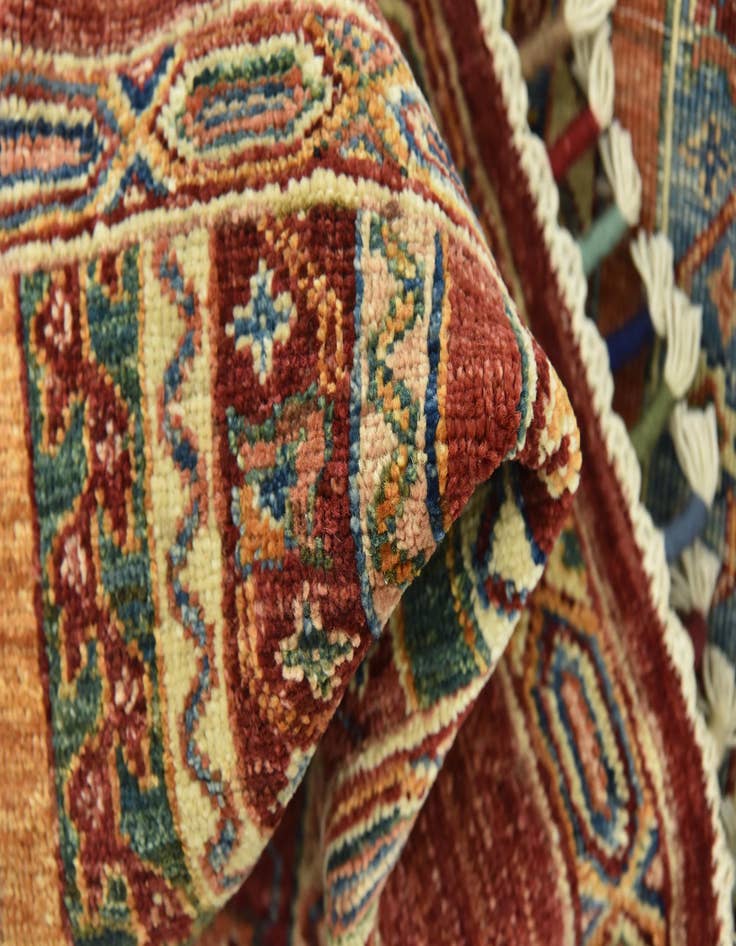 Detail image of  5' x 6' 7  Hand Knotted Ariana Ziegler Rug