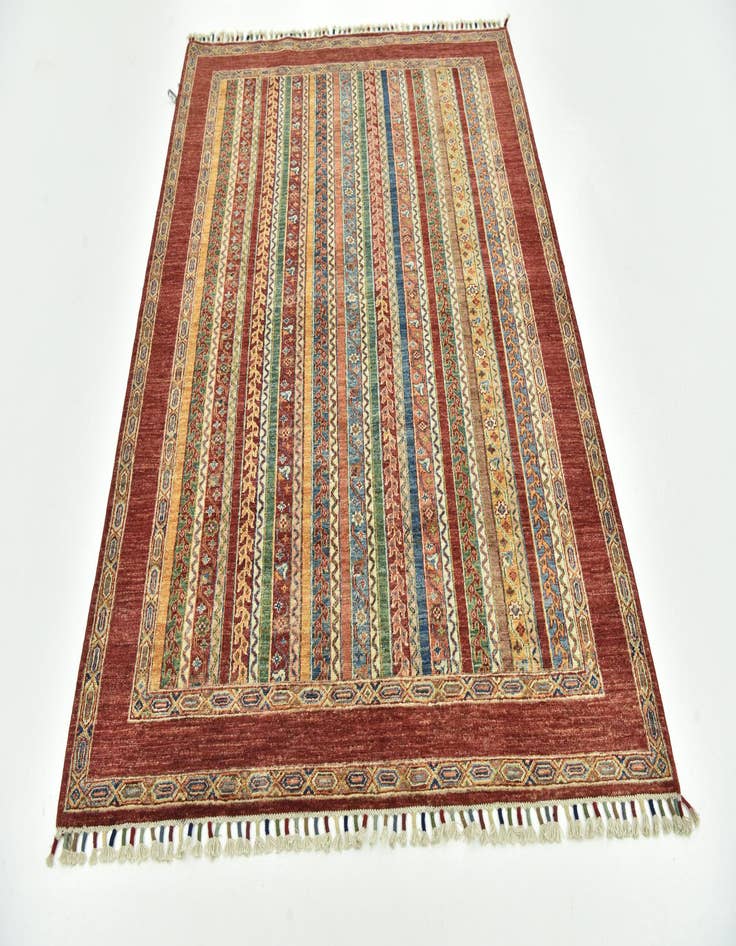 Detail image of  5' x 6' 7  Hand Knotted Ariana Ziegler Rug