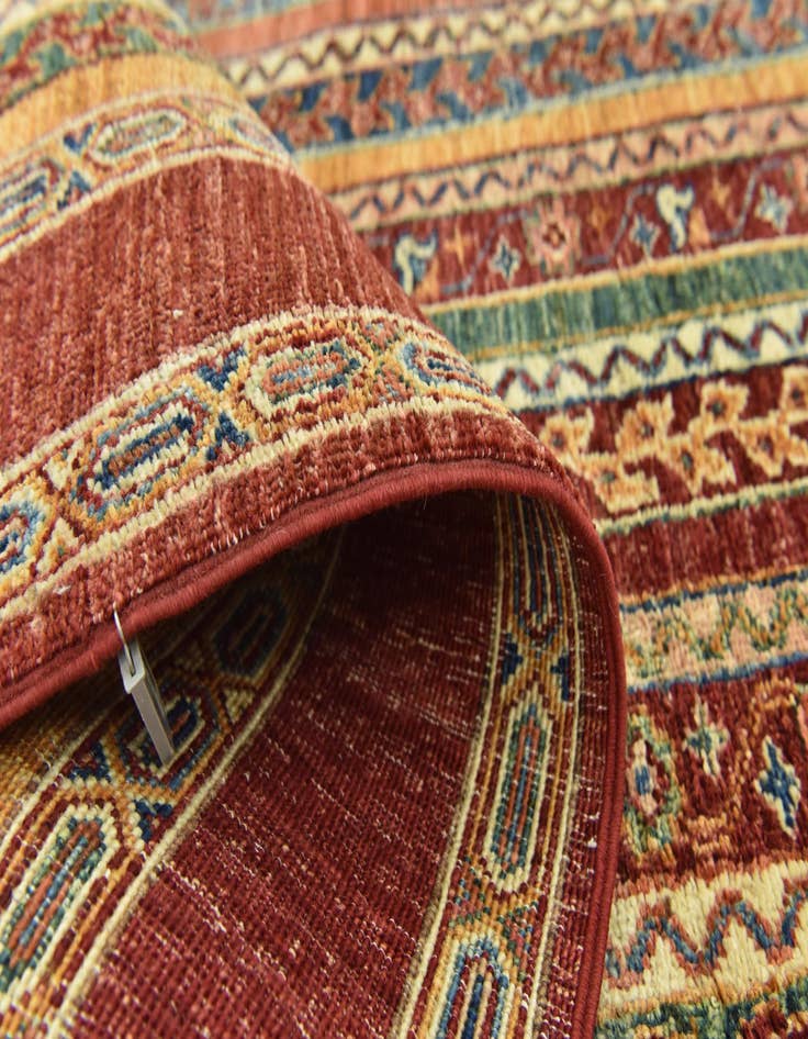 Detail image of  5' x 6' 7  Hand Knotted Ariana Ziegler Rug