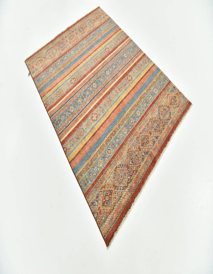 Detail image of  5' x 6' 6  Hand Knotted Ariana Ziegler Rug