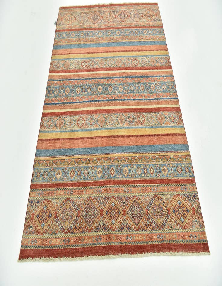 Detail image of  5' x 6' 6  Hand Knotted Ariana Ziegler Rug