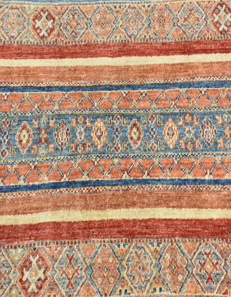 Detail image of  5' x 6' 6  Hand Knotted Ariana Ziegler Rug