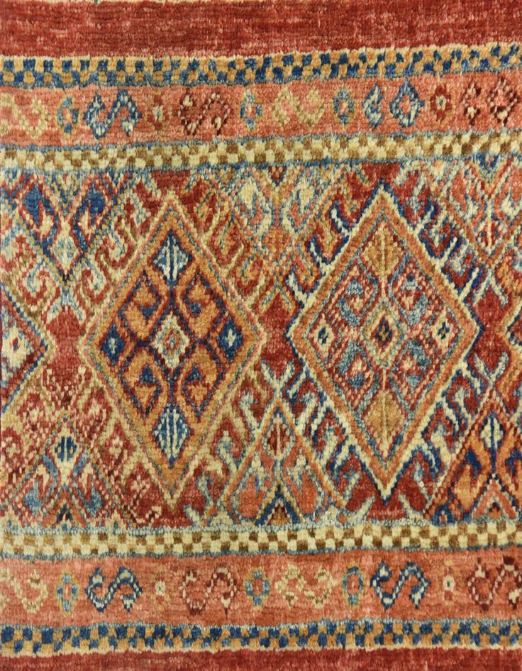 Detail image of  5' x 6' 6  Hand Knotted Ariana Ziegler Rug