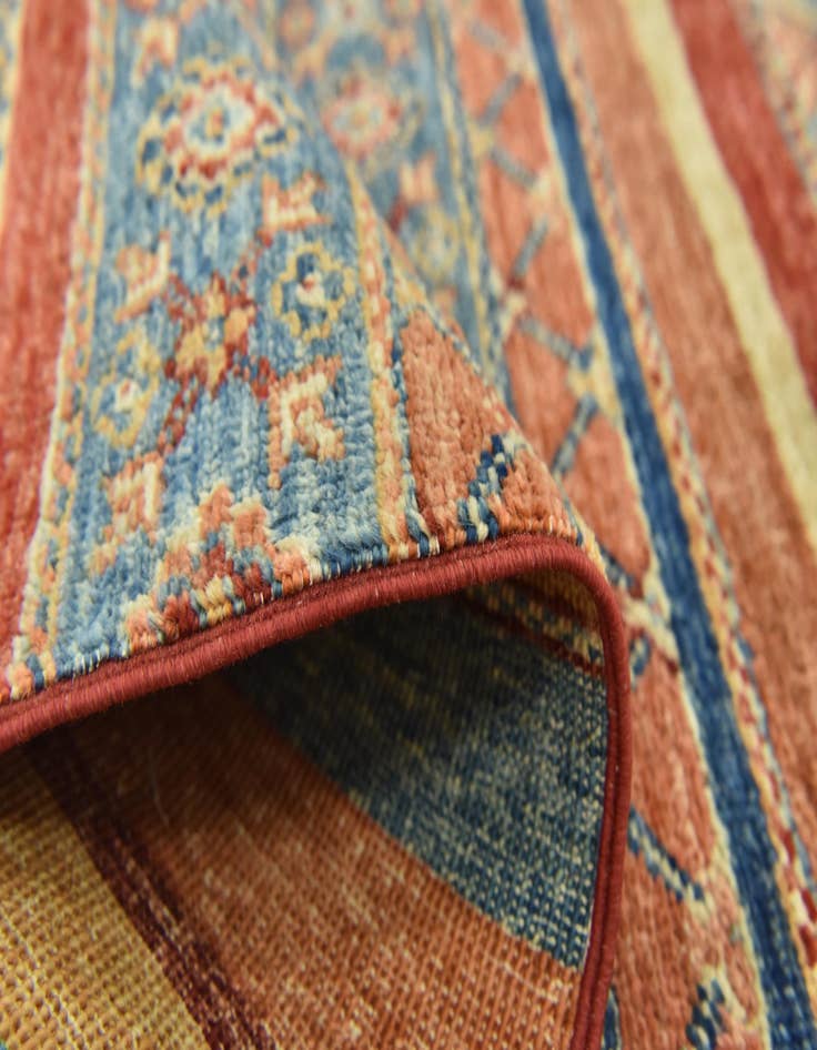 Detail image of  5' x 6' 6  Hand Knotted Ariana Ziegler Rug