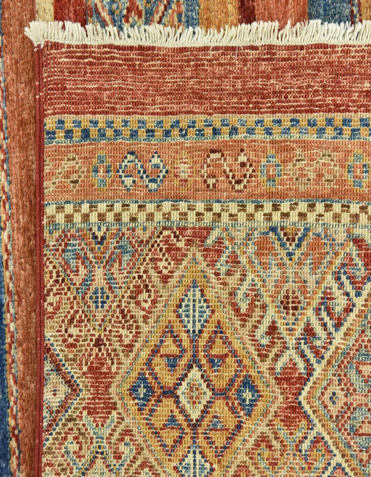 Detail image of  5' x 6' 6  Hand Knotted Ariana Ziegler Rug