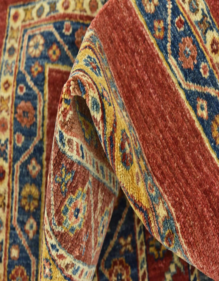 Detail image of  5' 2 x 6' 9  Hand Knotted Ariana Ziegler Rug