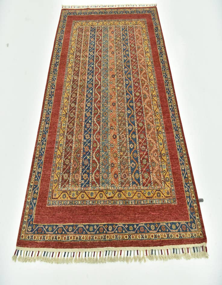 Detail image of  5' 2 x 6' 9  Hand Knotted Ariana Ziegler Rug