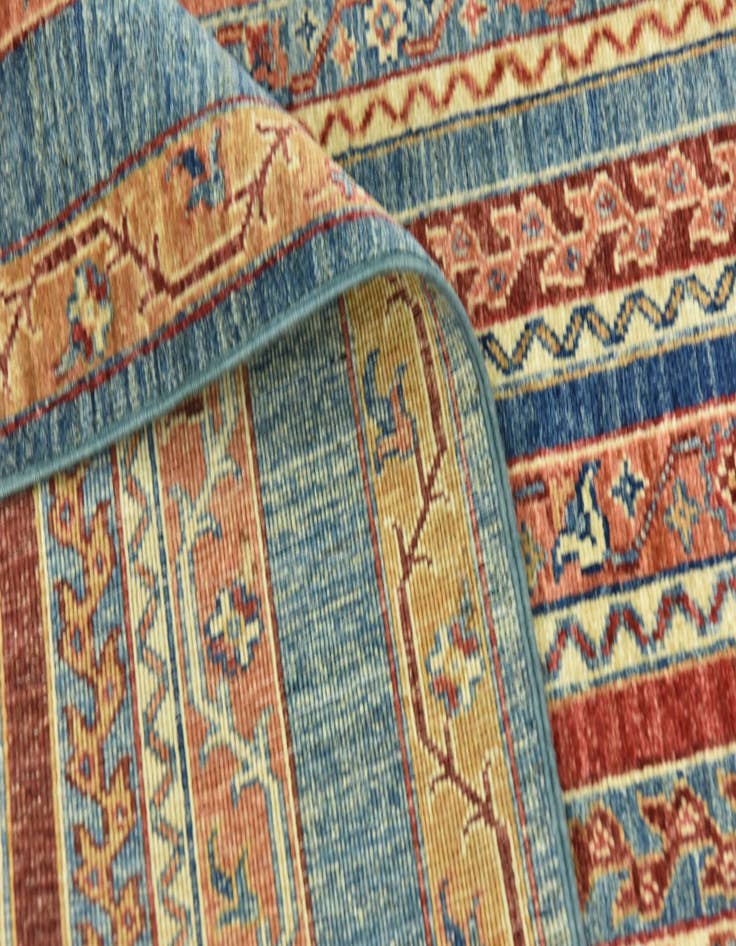 Detail image of  4' 10 x 6' 5  Hand Knotted Ariana Ziegler Rug