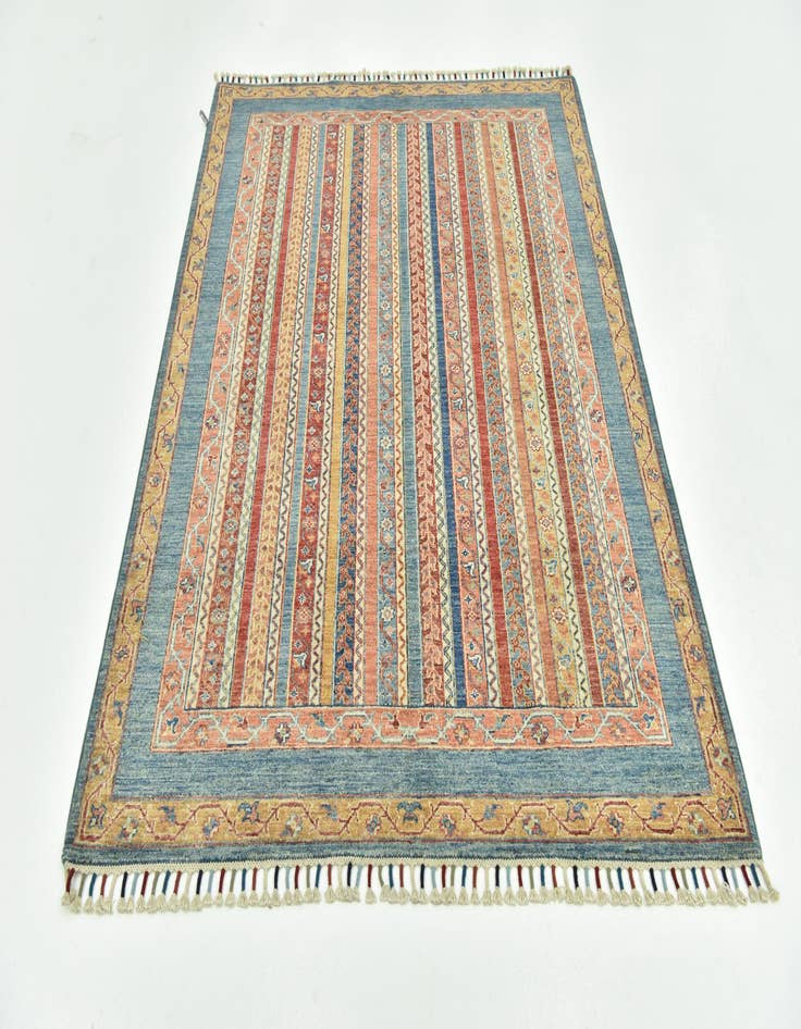 Detail image of  4' 10 x 6' 5  Hand Knotted Ariana Ziegler Rug