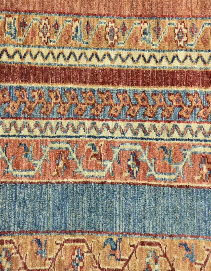 Detail image of  4' 10 x 6' 5  Hand Knotted Ariana Ziegler Rug