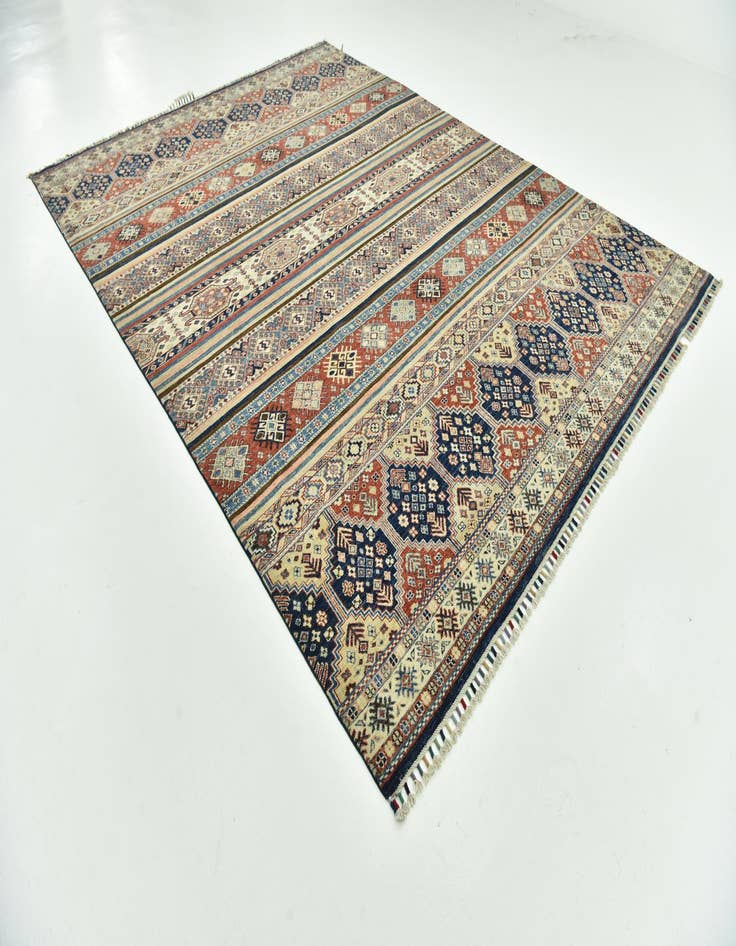 Detail image of  9' x 11' 10  Hand Knotted Ariana Ziegler Rug