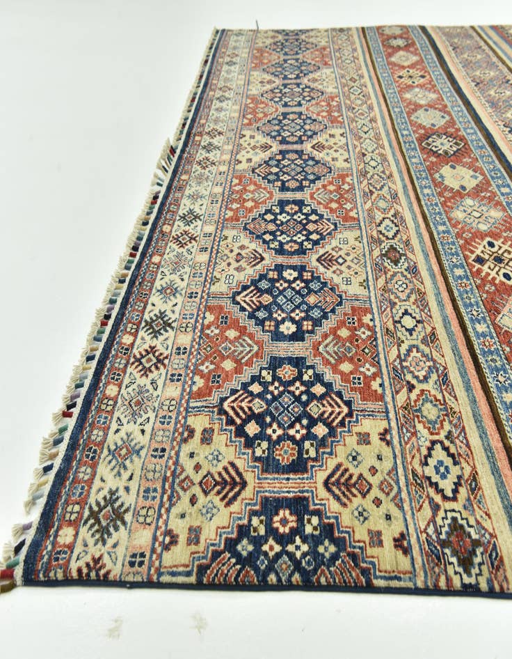 Detail image of  9' x 11' 10  Hand Knotted Ariana Ziegler Rug