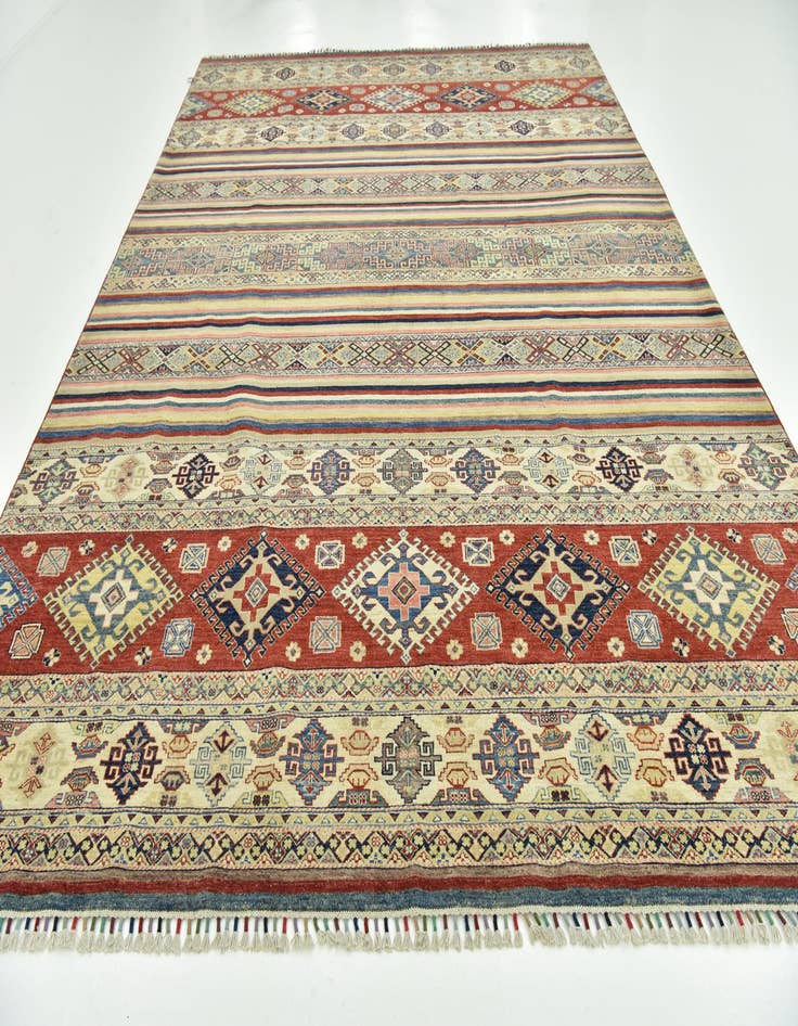 Detail image of  9' 10 x 13' 9  Hand Knotted Ariana Ziegler Rug