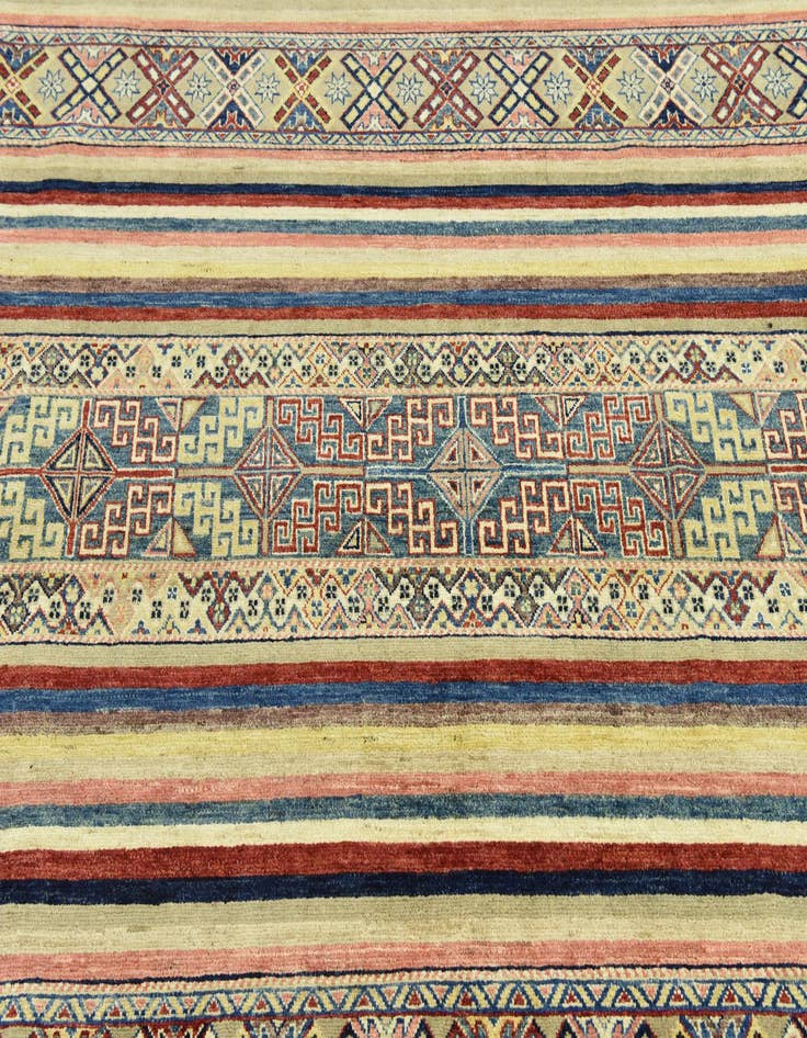 Detail image of  9' 10 x 13' 9  Hand Knotted Ariana Ziegler Rug