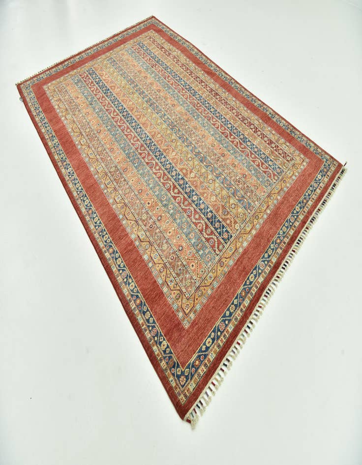 Detail image of  6' 8 x 9' 7  Hand Knotted Ariana Ziegler Wool Rug