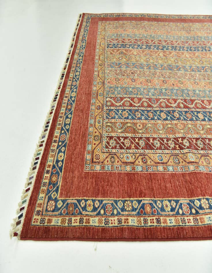 Detail image of  6' 8 x 9' 7  Hand Knotted Ariana Ziegler Wool Rug