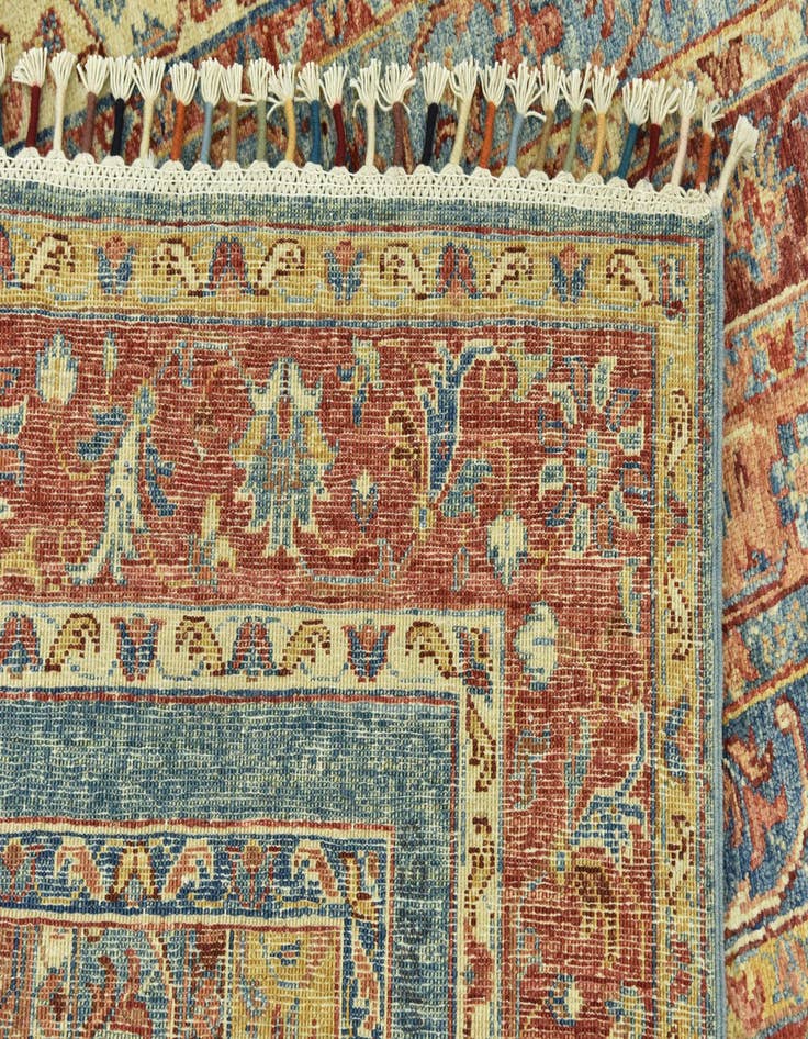 Detail image of  5' 8 x 7' 9  Hand Knotted Ariana Ziegler Rug