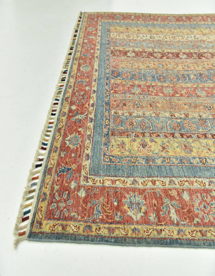 Detail image of  5' 8 x 7' 9  Hand Knotted Ariana Ziegler Rug