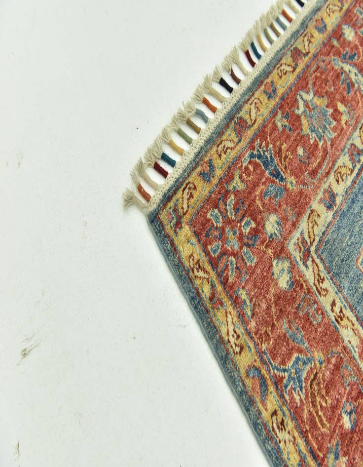 Detail image of  5' 8 x 7' 9  Hand Knotted Ariana Ziegler Rug