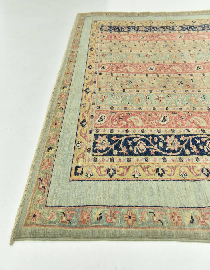 Detail image of  5' 10 x 7' 10  Hand Knotted Ariana Ziegler Rug