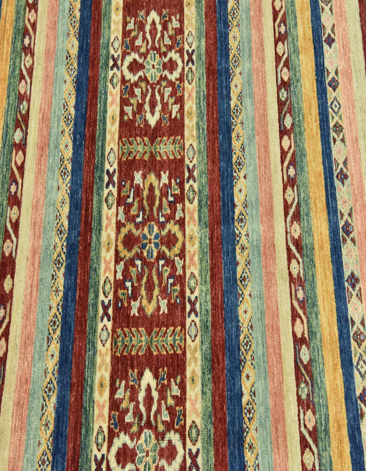 Detail image of  5' 8 x 7' 9  Hand Knotted Ariana Ziegler Rug