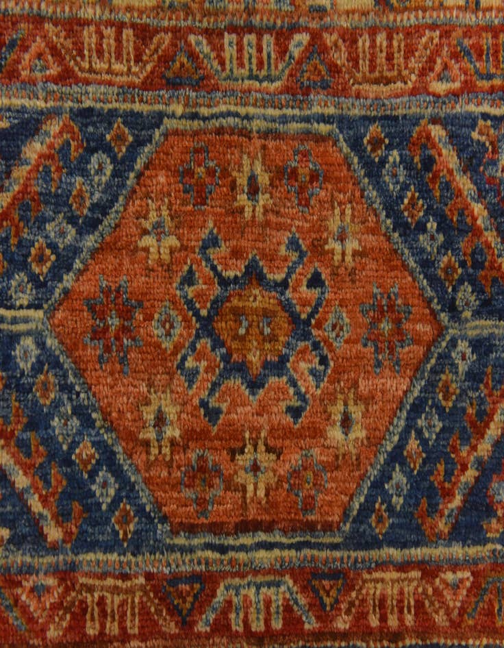 Detail image of  4' x 5' 8  Hand Knotted Ariana Ziegler Rug